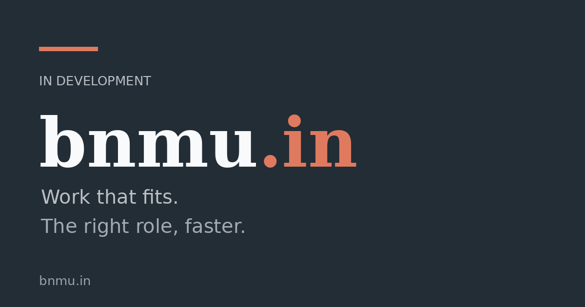 Link preview image for bnmu.in